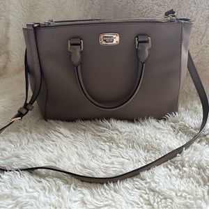 MICHAEL Michael Kors Nude Tan Bag with Gold Details